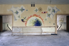 Kosmos mural, Canteen, Krampnitz. 17.10.00